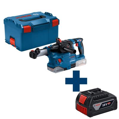 Bosch Professional GBH 18V-22 Accu Combihamer SDS+ 1,9J incl. Stofafzuiging 18V Basic Body in L-Boxx - 0611924004