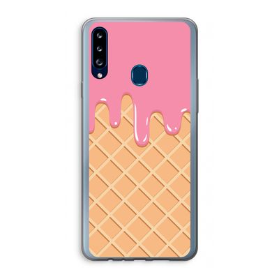 Ice cream: Samsung Galaxy A20s Transparant Hoesje