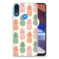 Motorola Moto E7/E7i Power | Siliconen Case | Ananas