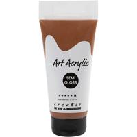 Creativ Company Pigment art acrylverf raw sienna bruin, 75ml