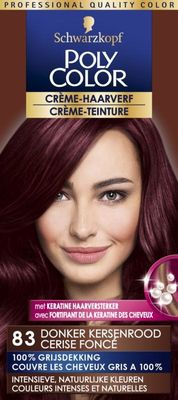 Poly Color Creme haarverf 83 donker kersenrood (90 ml)