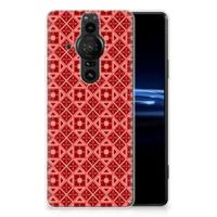 Sony Xperia Pro-I | TPU bumper | Batik Rood