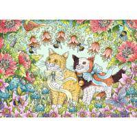 Ravensburger Puzzel Kattenvriendschap 1000 Stukjes - thumbnail