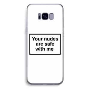 Safe with me: Samsung Galaxy S8 Plus Transparant Hoesje