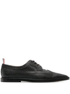 Thom Browne mules en cuir à bout pointu - Noir