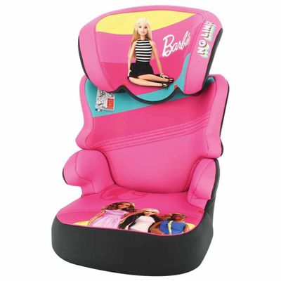 Mattel Autostoeltje Befix Barbie groep 2+3 roze