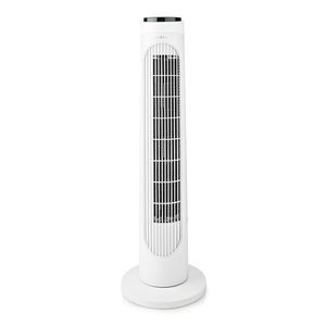 Nedis Torenventilator | 3 Snelheden | Zwenkfunctie | 50 W | Wit / Zwart | 1 stuk - FNTR13CWT40 FNTR13CWT40