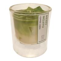 Mansion Atmosphere Geurkaars in glas merry mojito 7,4x8,4cm