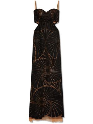 Simkhai robe Jamie à design brodé - Noir