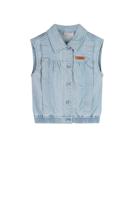 NoNo zomer gilet meisjes - denim blauw - Dock