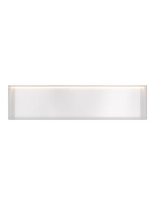 Hotbath &MORE Inbouwnis 30x120x10cm frameless + LED Mat Wit