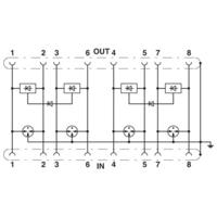 Phoenix Contact 2800763 D-LAN-CAT.5-HC Overspanningsveilige controlemodule 1 stuk(s)