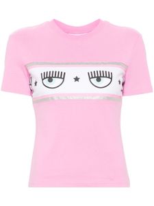 Chiara Ferragni t-shirt à imprimé Maxi Logo - Rose