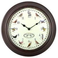 Best for Birds Wandklok - met vogels en geluiden - 30 cm - Klokken