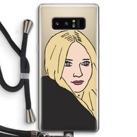 Ashley: Samsung Galaxy Note 8 Transparant Hoesje met koord