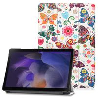 3-Vouw sleepcover hoes - Samsung Galaxy Tab A8 (2021) - Vlinders