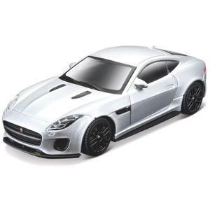 Modelauto Jaguar F-Type R - zilver- schaal 1:43