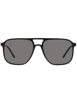 Dolce & Gabbana Eyewear lunettes de soleil Thin à monture carrée - Noir