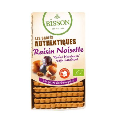 Authentieke zandkoekjes met hazelnoot/rozijnen bio