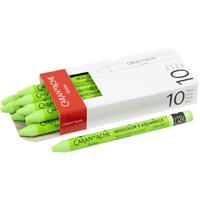 Caran Dache Caran d'ache neocolor ii, l: 10 cm, dikte 8,5 mm, yellow green (230), 10 stuk/ 1 doos