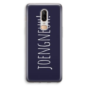 Joengneuh!: OnePlus 6 Transparant Hoesje