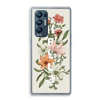 Hello bloemen: Oppo Find X3 Neo Transparant Hoesje
