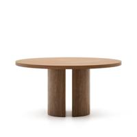Kave Home Ronde Eettafel 'Nealy' Walnootfineer, 150cm