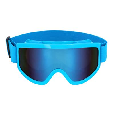 Skibril Party neon blauw