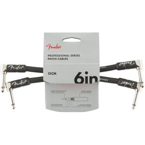 Fender Professional Series Black patchkabel 15 cm (2 stuks)