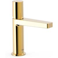Wastafelkraan Tres Project | Opbouw | Mengkraan | Standaard model | 1-knop | Rond | 24k Goud glans
