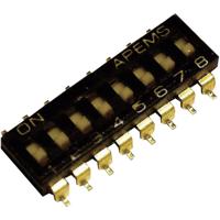 APEM IKD0603000 IKD0603000 DIP-schakelaar Aantal polen 6 SMD 1 stuk(s)