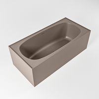 Vrijstaand bad Mondiaz Freeze | 180x85 cm | Solid surface | Ovaal | Smoke Vrijstaand bad Mondiaz Freeze | 180x85 cm | Solid surface | Ovaal | Smoke