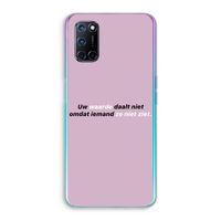 uw waarde daalt niet: Oppo A52 Transparant Hoesje