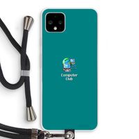 Win98: Pixel 4 XL Transparant Hoesje met koord