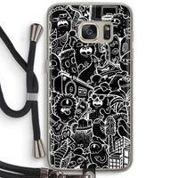 Vexx Black City : Samsung Galaxy S7 Transparant Hoesje met koord