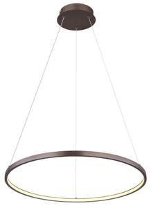 Globo Design hanglamp Ralph koffiebruin Ø 60,5cm 67192-29BR