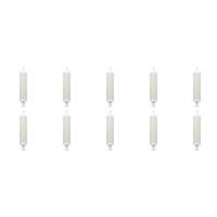 LED Lampen Set van 10 - R7S Fitting - 12W - Koud Wit Licht 6500K