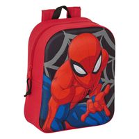 Schoolrugzak Spiderman 3D Rood Zwart 22 x 27 x 10 cm - thumbnail