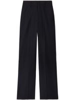 Off-White wool straight-leg trousers - Noir