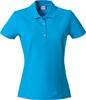 Clique 028231 Basic Polo Ladies - Turquoise - XL