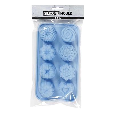 Creativ Company Siliconen gietmal cakejes blauw