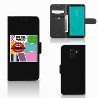 Samsung Galaxy J6 2018 | Wallet Case | met Pasjes | Popart Princess