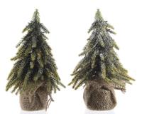 Miniboom PE jute zak 2ass 20 cm groen - Everlands Miniboom PE jute zak 2ass 20 cm groen - Everlands