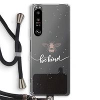 Be(e) kind: Sony Xperia 1 III Transparant Hoesje met koord