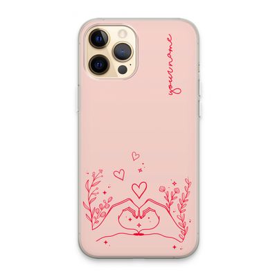 Love is in the air: iPhone 13 Pro Max Transparant Hoesje