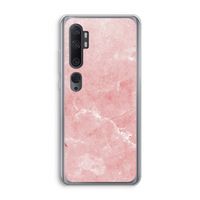 Roze marmer: Xiaomi Mi Note 10 Pro Transparant Hoesje