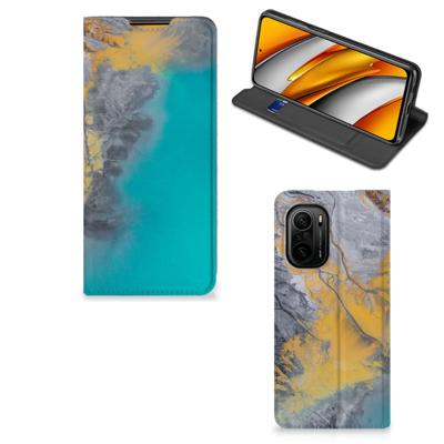 Xiaomi Mi 11i | Poco F3 | Standcase | Marble Blue Gold