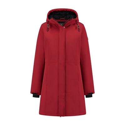 Travelin&apos; Women - softshell jacket - Rood - Maat XXL