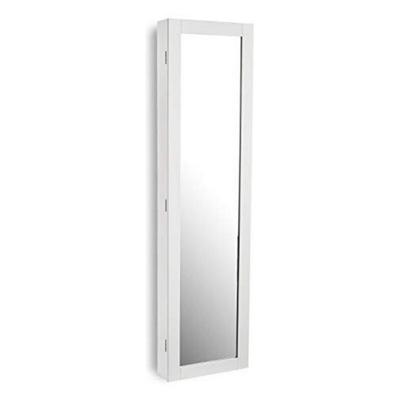 Wandspiegel Versa Wit Hout MDF Minimalist 10 x 120 x 30 cm