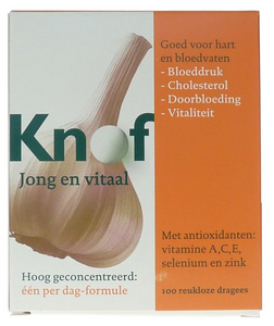 Knof Knoflookdragees Anti Oxidanten